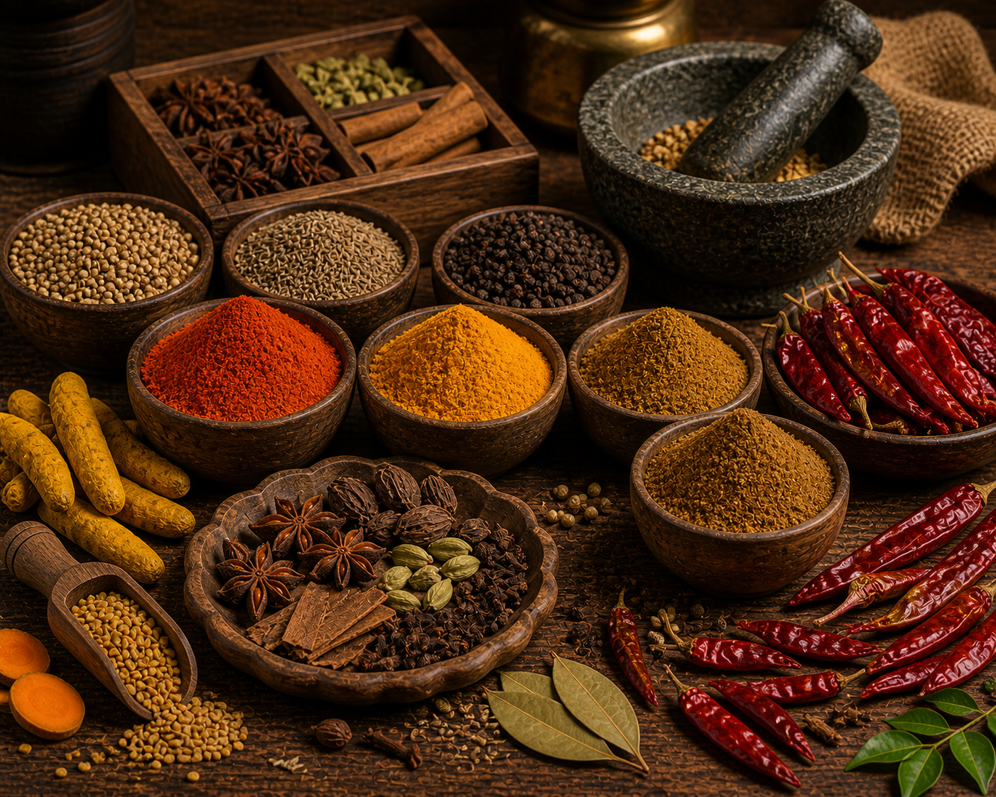 Spices & masalas